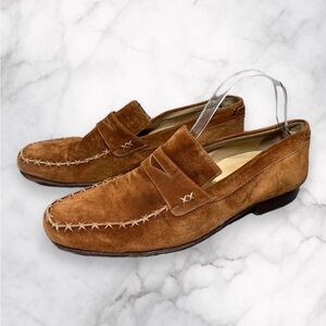 Casini Firenze by Jennifer Tattanelli Italian Suede Penny Loafers